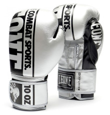 Рукавички боксерські Leone Nexplosion 10 унцій, сріблясто-чорний