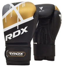 Рукавички боксерські RDX Rex Leather 10 унцій, різнокольорові