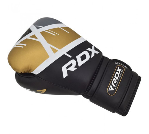 Рукавички боксерські RDX Rex Leather 10 унцій, різнокольорові