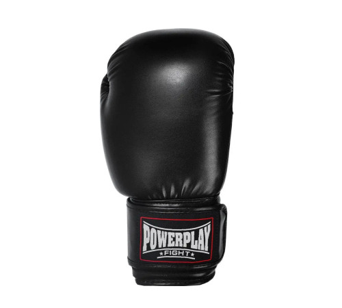Рукавички боксерські PowerPlay 3004 Classic 18 унцій, чорні