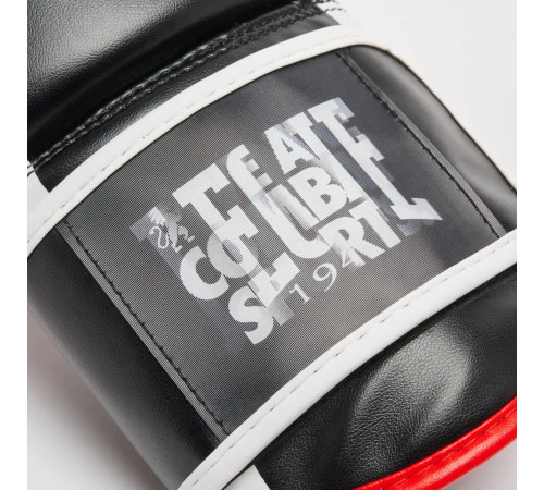 Рукавички боксерські з капою Leone GN333 LOGO WACS розмір 10 унцій, чорні