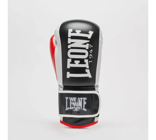 Рукавички боксерські з капою Leone GN333 LOGO WACS розмір 10 унцій, чорні