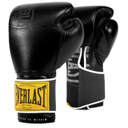 Боксерські рукавиці Everlast 1910 CLASSIC TRAINING GLOVE 16 унцій, чорно-золотисті