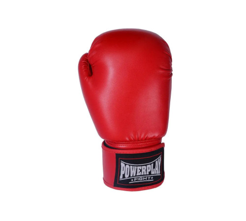 Рукавички боксерські PowerPlay 3004 Classic 18 унцій, червоні