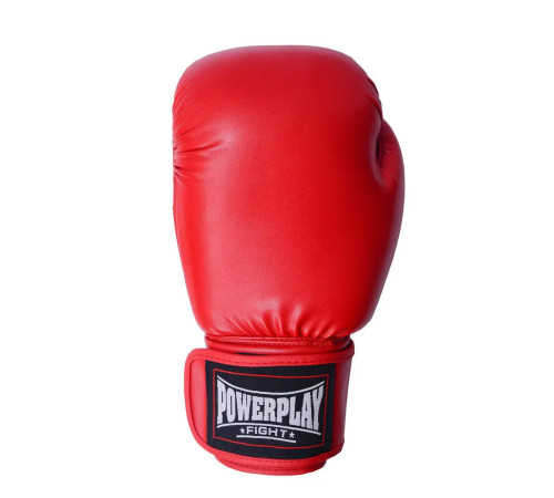 Рукавички боксерські PowerPlay 3004 Classic 18 унцій, червоні