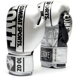 Рукавички боксерські Leone Nexplosion 14 унцій, сріблясто-чорний