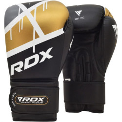 Рукавички боксерські RDX Rex Leather 14 унцій, різнокольорові