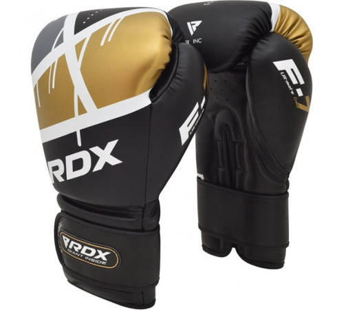 Рукавички боксерські RDX Rex Leather 14 унцій, різнокольорові