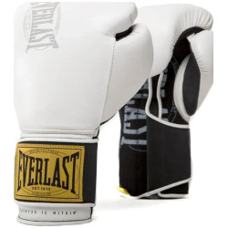Боксерські рукавиці Everlast 1910 CLASSIC TRAINING GLOVE 14 унцій, чорно-білі
