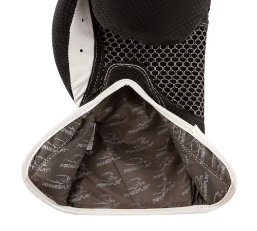 Рукавички боксерські з капою PowerPlay 3011 Evolutions 16 унцій, чорно-білі