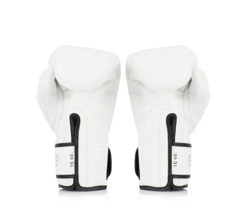 Рукавички боксерські з бинтами Fairtex BGVG1 розмір 10 унцій, білі