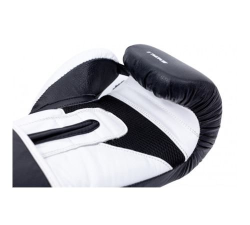 Рукавички боксерські V`Noks Aria 14 унцій, чорно-білі