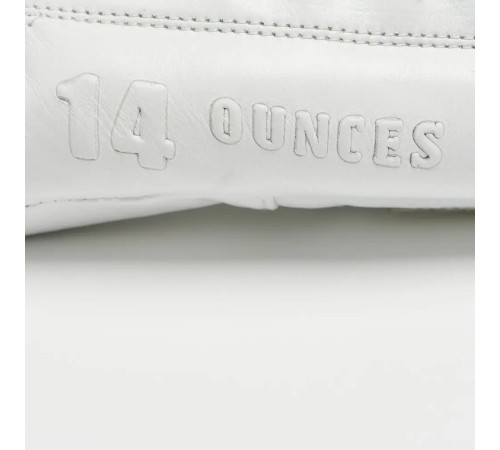 Рукавички боксерські з бинтами Leone GN111 THE GREATEST розмрі 14 унцій, білі