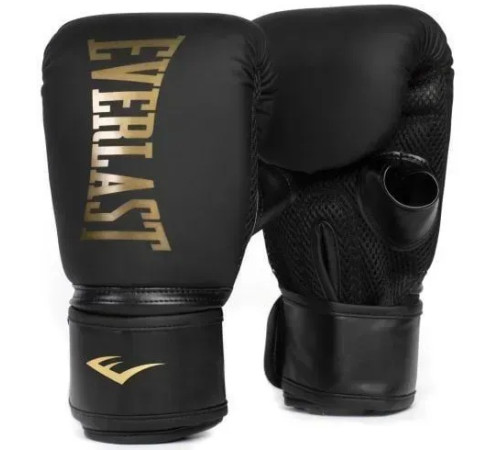 Боксерські рукавиці Everlast CARDIO ELITE BAG GLOVES S/M унцій, чорно-золотистий