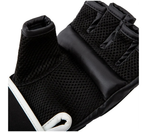 Рукавички для кікбоксингу EVERLAST CORE розмір S/M, чорно-білі