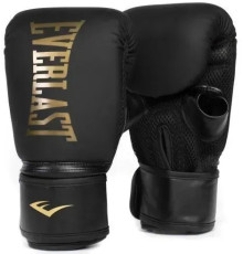 Боксерські рукавиці Everlast CARDIO ELITE BAG GLOVES унцій L/XL, чорно-золотистий