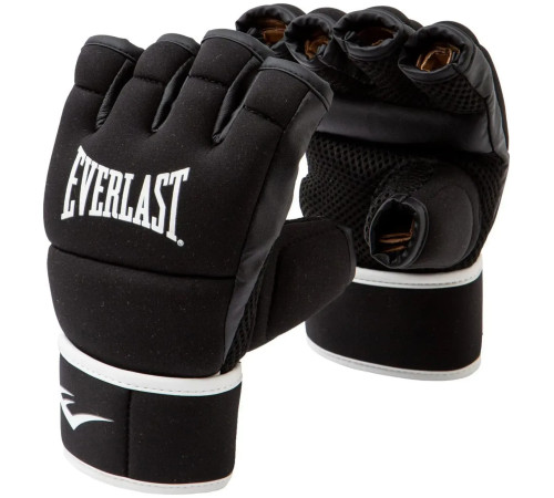 Рукавички для кікбоксингу EVERLAST CORE розмір L/XL,, чорно-білі
