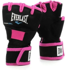 Рукавички жіночі Everlast EVERGEL HAND WRAPS розмір S/M, чорно-рожеві