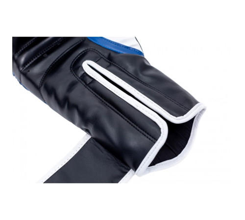 Рукавички боксерські V`Noks Lotta 12 унцій, чорно-сині