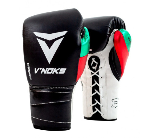 Рукавички боксерські V`Noks Mex Pro 10 унцій, різнокольорові