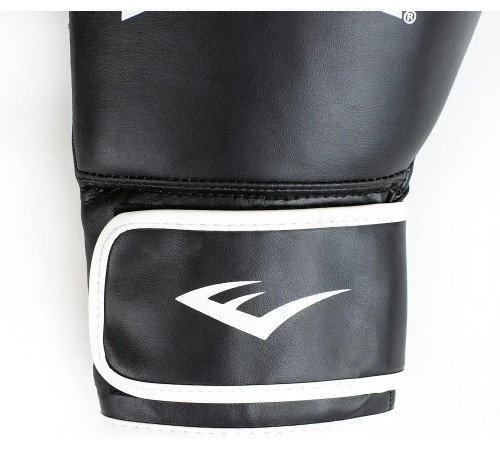 Боксерські рукавиці Everlast CORE 2 TRAINING GLOVE унцій S/M, чорно-білі