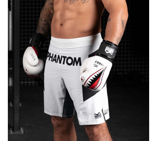 Рукавички боксерські з капою Phantom Fight Squad 16 унцій, білі