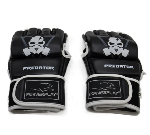 Рукавички для MMA PowerPlay 3056 А розмір XL, чорні