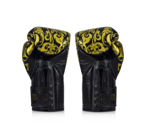 Рукавички боксерські з бинтами Fairtex BGVG2 Velcro розмір 14 унцій, чорні