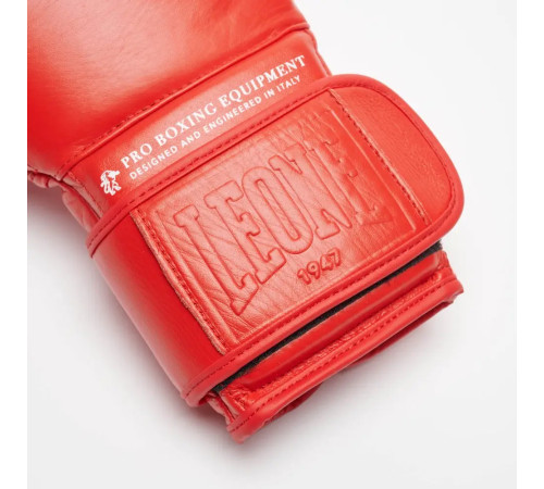 Рукавички боксерські з бинтами Leone GN111 THE GREATEST розмір 16 унцій, червоні