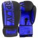 Рукавички боксерські PowerPlay 3086 Challenger Matt розмір 10 унцій, чорно-сині