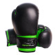 Рукавички боксерські PowerPlay 3004 JR Classic 8 унцій, чорно-зелені