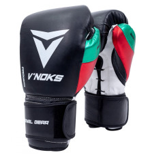 Рукавички боксерські V`Noks Mex Pro Training 10 унцій, різнокольорові