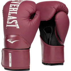 Боксерські рукавиці Everlast ELITE 2 BOXING GLOVES 10 унцій, бордові
