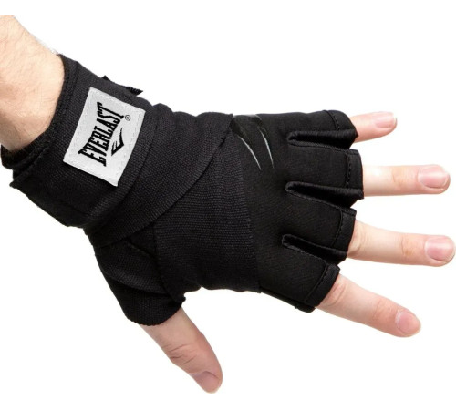 Боксерські рукавички Everlast EVERGEL FASTWRAPS розмір S, чорні