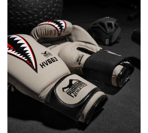 Рукавички боксерські з капою Phantom Fight Squad 16 унцій, бежевий