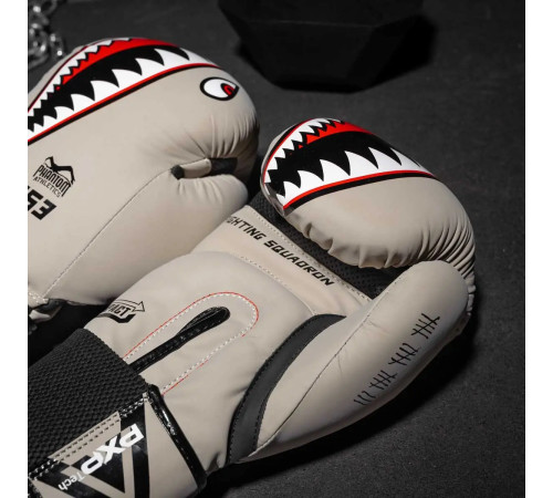 Рукавички боксерські з капою Phantom Fight Squad 16 унцій, бежевий