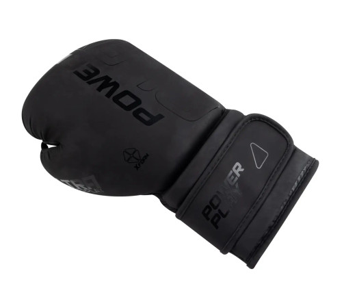 Рукавички боксерські PowerPlay 3024 Ultra Mat розмір 12 унцій, чорні