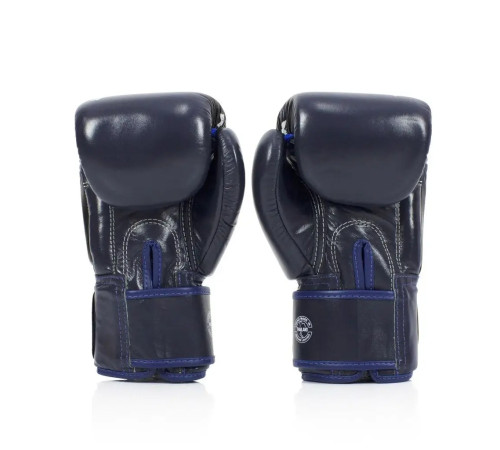 Рукавички боксерські з бинтами Fairtex BGV1 Nation Print 12 унцій, темно-сині