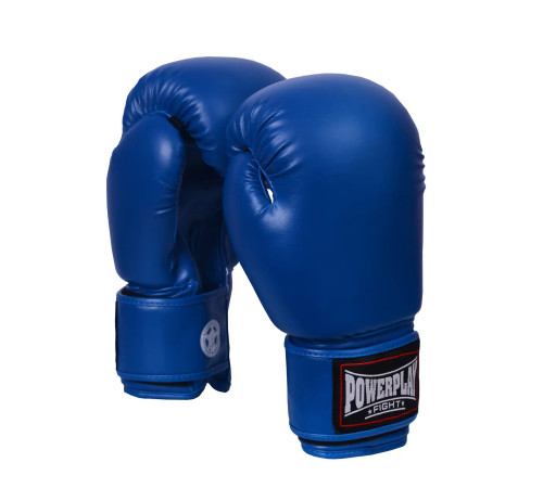 Рукавички боксерські PowerPlay 3004 Classic 14 унцій, сині