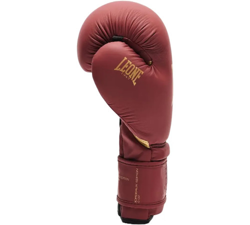 Рукавички боксерські з капою Leone GN059X BORDEAUX ED 10 унцій, червоні
