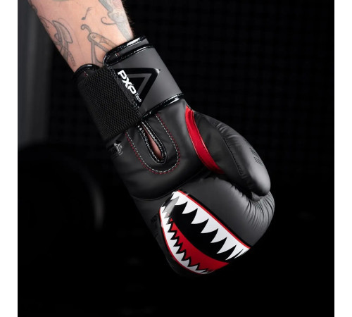 Рукавички боксерські з капою Phantom Fight Squad 16 унцій, чорні