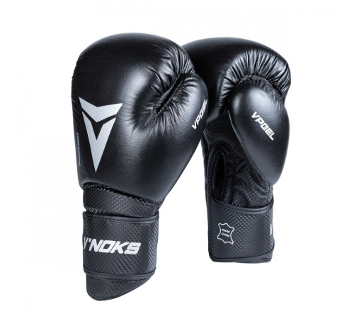 Рукавички боксерські V`Noks Optima 12 унцій, чорні
