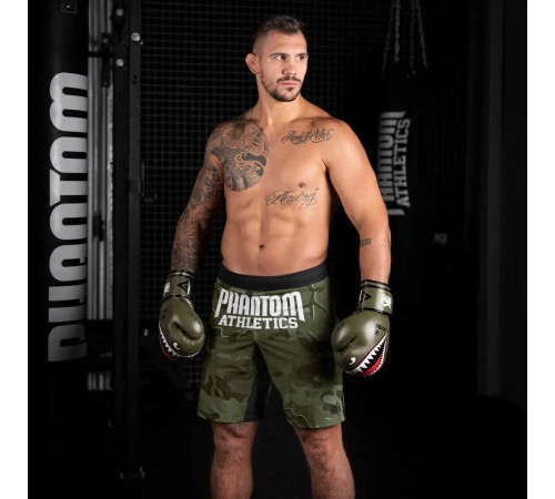 Рукавички боксерські з капою Phantom Fight Squad 16 унцій, хакі