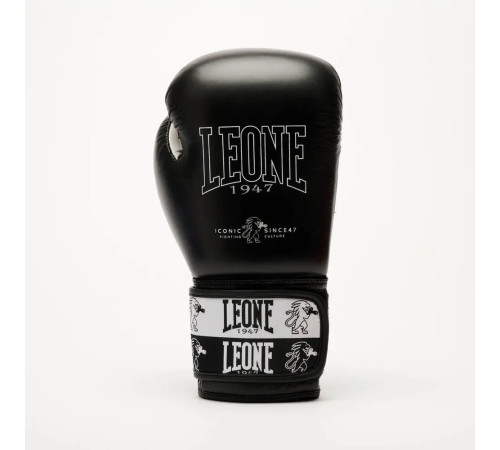 Рукавички боксерські з бинтами Leone GN208 ICONIC розмір 12 унцій, чорні