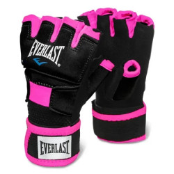 Рукавички боксерські Everlast EVERGEL HAND WRAPS розмір M/L, чорно-рожеві