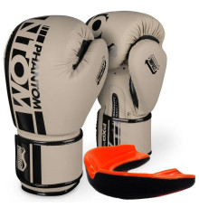 Рукавички боксерські з капою Phantom APEX Sand 16 унцій, бежевий