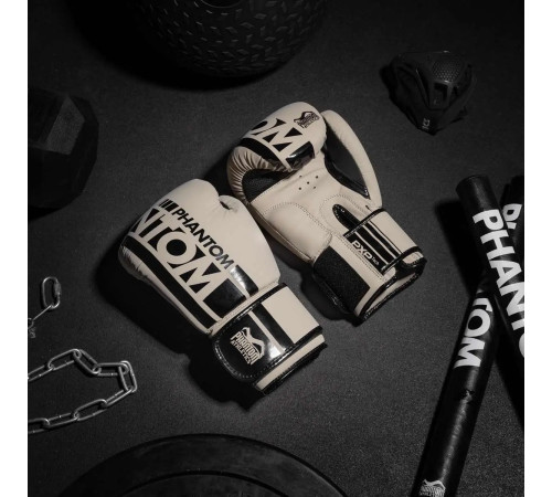 Рукавички боксерські з капою Phantom APEX Sand 16 унцій, бежевий