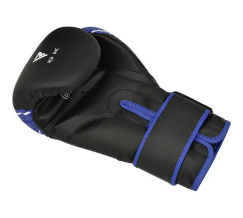 Рукавички боксерські дитячі з капою RDX 4B Robo Kids розмір 6 унцій, чорно-сині