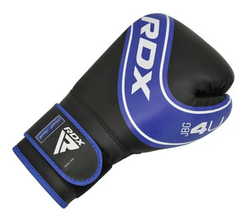 Рукавички боксерські дитячі з капою RDX 4B Robo Kids розмір 6 унцій, чорно-сині