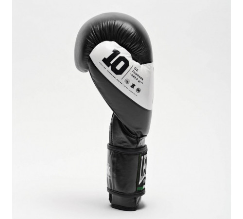 Рукавички боксерські Leone Shock 16 унцій, чорно-білі